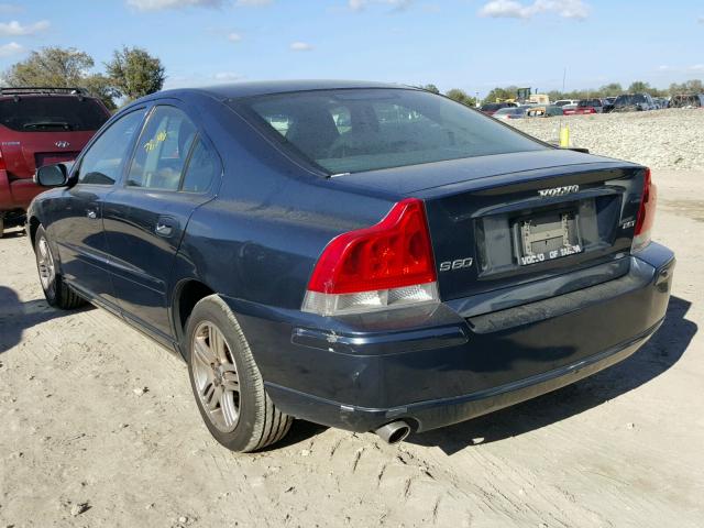 YV1RS592282680013 - 2008 VOLVO S60 2.5T BLUE photo 3