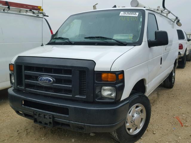 1FTNE2ELXADA19901 - 2010 FORD ECONOLINE WHITE photo 2