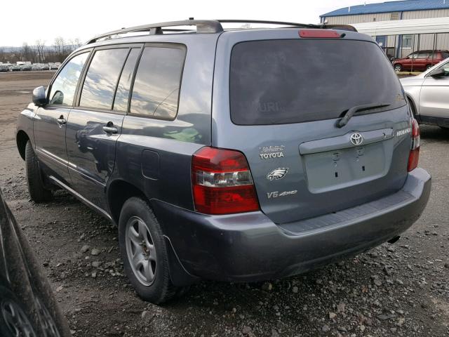 JTEEP21A760148025 - 2006 TOYOTA HIGHLANDER GRAY photo 3