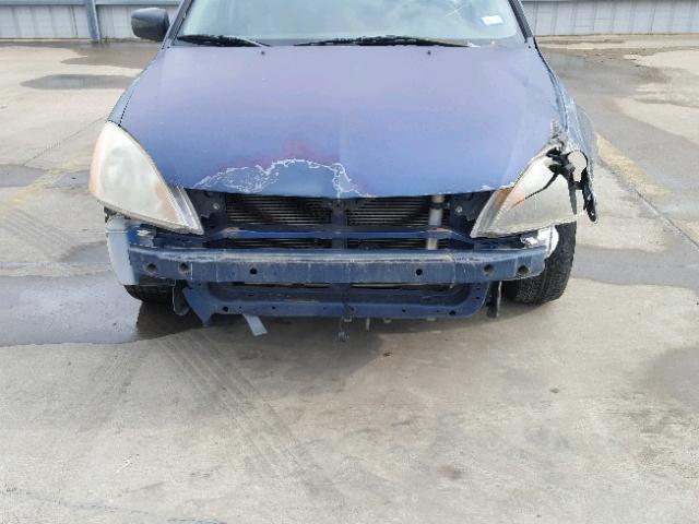 JA3AJ26E66U039465 - 2006 MITSUBISHI LANCER ES BLUE photo 9