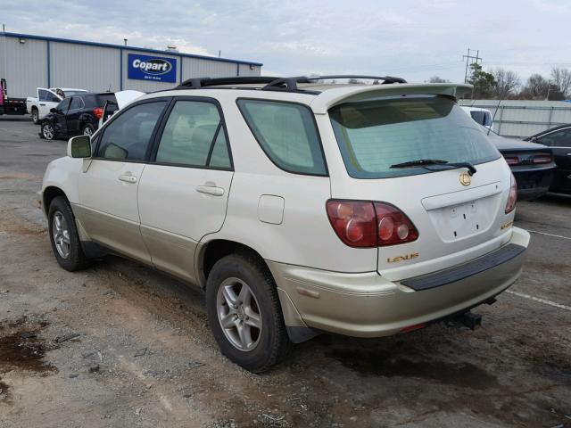 JT6HF10U3Y0136250 - 2000 LEXUS RX 300 WHITE photo 3