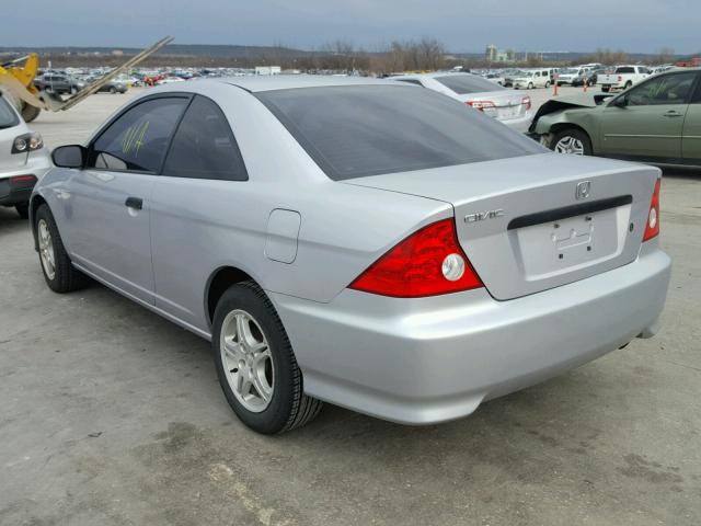 1HGEM22144L036372 - 2004 HONDA CIVIC DX V SILVER photo 3