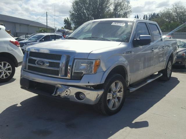 1FTFW1CVXAFD39367 - 2010 FORD F150 SUPER SILVER photo 2