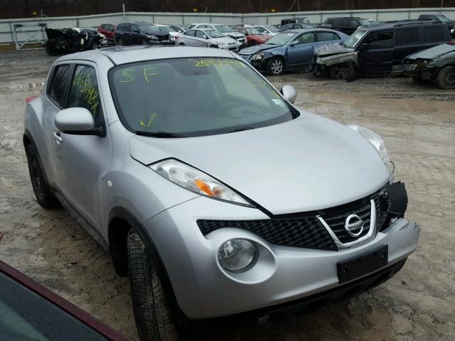 JN8AF5MV0ET357713 - 2014 NISSAN JUKE S SILVER photo 1