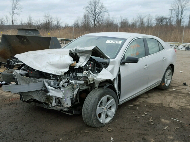 1G11B5SA8DF140830 - 2013 CHEVROLET MALIBU LS SILVER photo 2