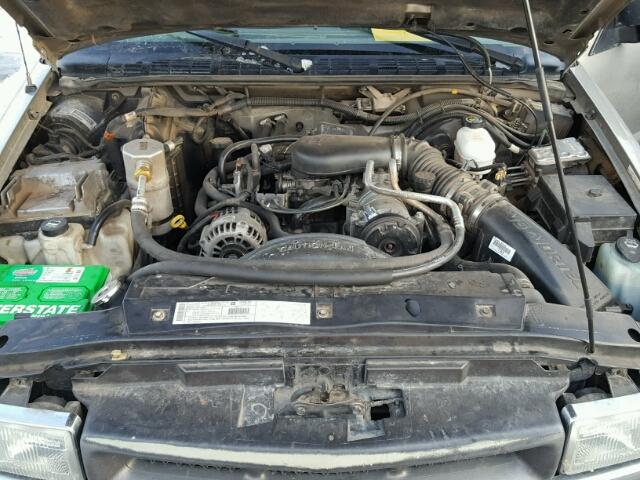 1GCCT19W728243455 - 2002 CHEVROLET S TRUCK S1 TAN photo 7