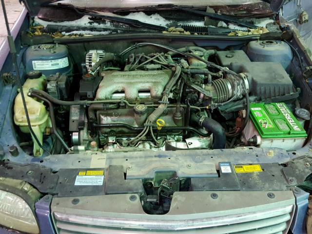 1G1ND52M9XY140723 - 1999 CHEVROLET MALIBU BLUE photo 7