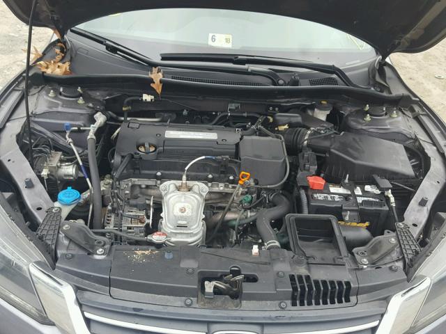 1HGCR2F37EA262469 - 2014 HONDA ACCORD LX GRAY photo 7