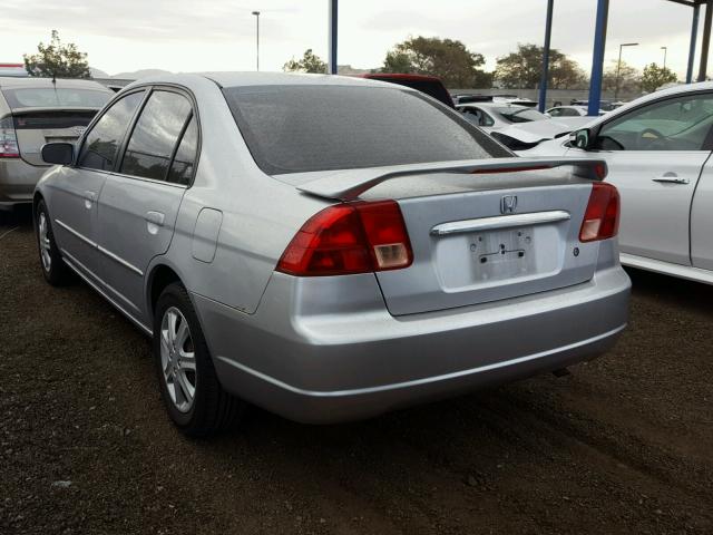 2HGES26742H546381 - 2002 HONDA CIVIC EX ვერცხლისფერი ფოტო 3