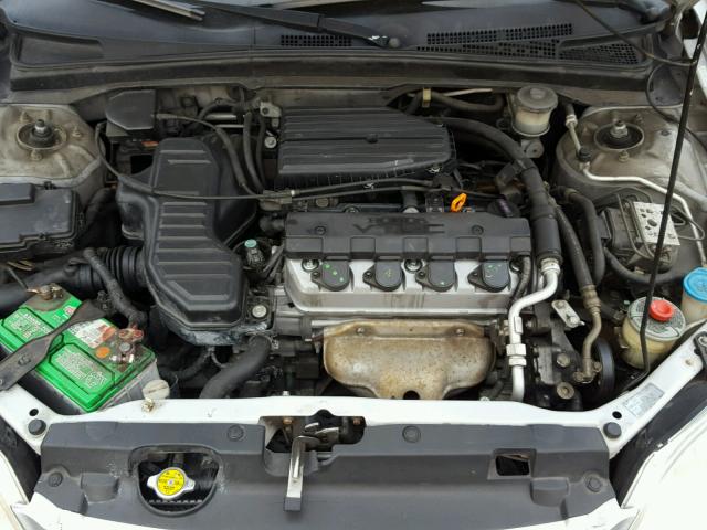 2HGES26742H546381 - 2002 HONDA CIVIC EX ვერცხლისფერი ფოტო 7