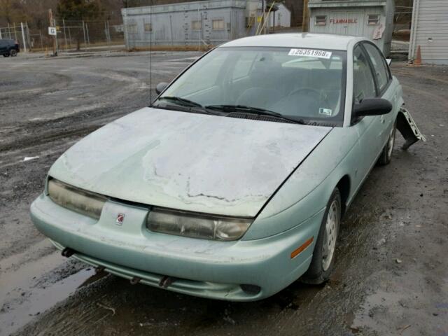 1G8ZK5279TZ384833 - 1996 SATURN SL2 GREEN photo 2