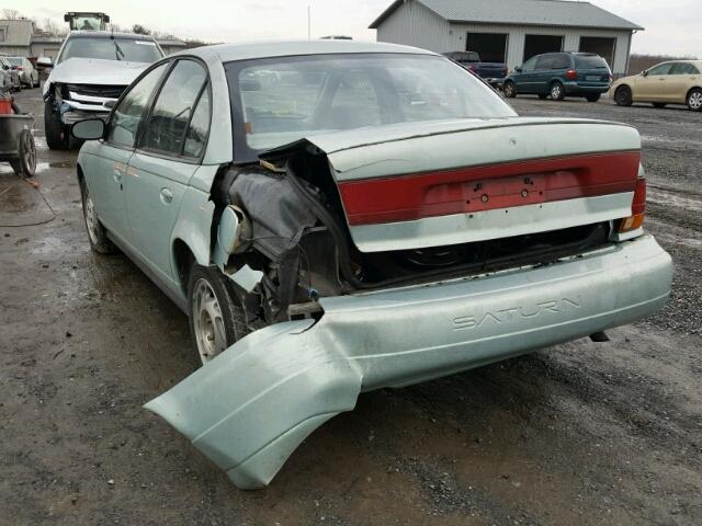 1G8ZK5279TZ384833 - 1996 SATURN SL2 GREEN photo 3