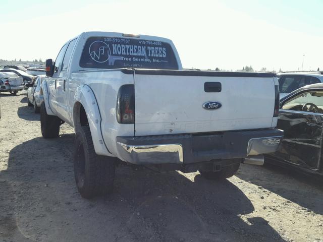 1FT7W2BT4BED08116 - 2011 FORD F250 SUPER WHITE photo 3