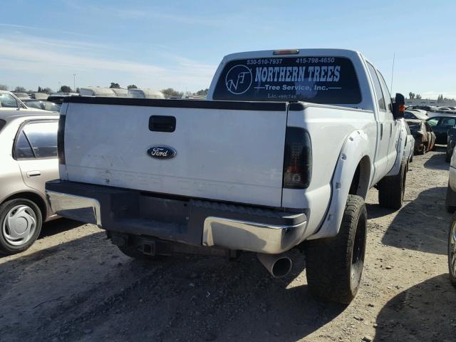 1FT7W2BT4BED08116 - 2011 FORD F250 SUPER WHITE photo 4