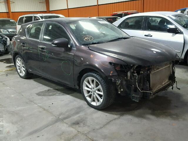 JTHKD5BH1B2026237 - 2011 LEXUS CT 200 BROWN photo 1