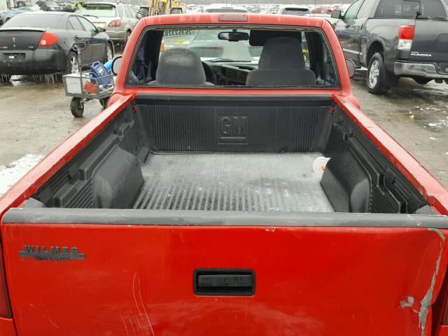 1GCCS14W3Y8299301 - 2000 CHEVROLET S TRUCK S1 RED photo 6