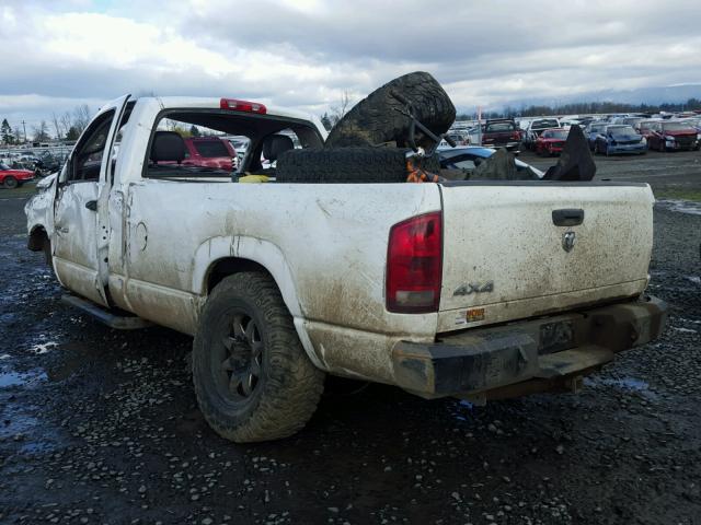 1D7HU16N65J581270 - 2005 DODGE RAM 1500 S WHITE photo 3