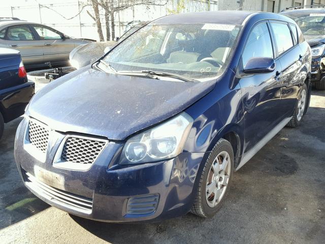 5Y2SP67029Z405413 - 2009 PONTIAC VIBE BLUE photo 2