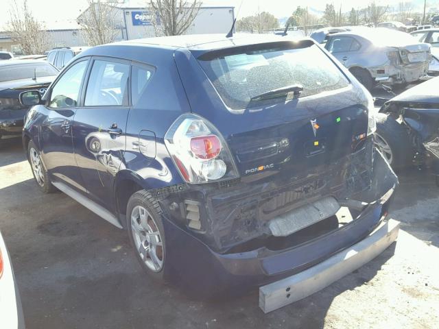 5Y2SP67029Z405413 - 2009 PONTIAC VIBE BLUE photo 3