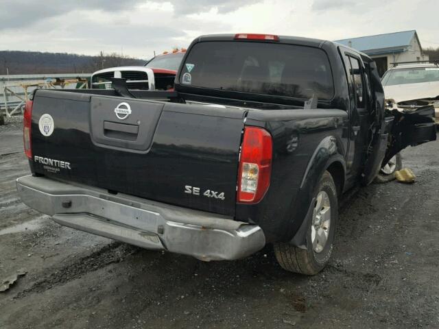 1N6AD07W49C408609 - 2009 NISSAN FRONTIER C BLACK photo 4