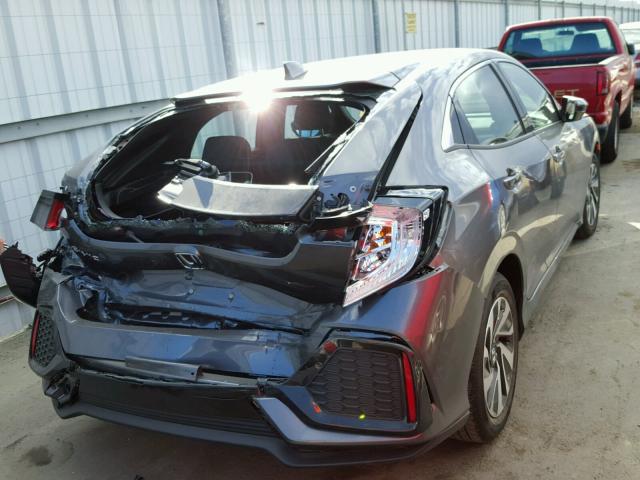 SHHFK7H25HU406919 - 2017 HONDA CIVIC LX GRAY photo 4