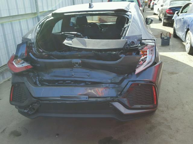 SHHFK7H25HU406919 - 2017 HONDA CIVIC LX GRAY photo 9