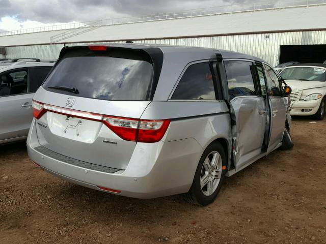 5FNRL5H91DB055210 - 2013 HONDA ODYSSEY TO SILVER photo 4