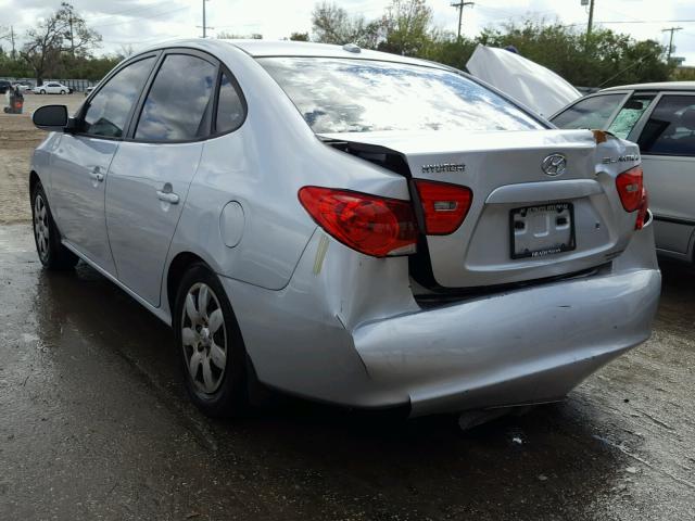 KMHDU46D19U589598 - 2009 HYUNDAI ELANTRA GL SILVER photo 3