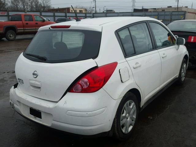 3N1BC1CP3AL421118 - 2010 NISSAN VERSA S WHITE photo 4