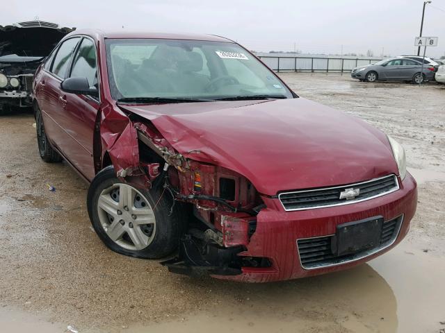 2G1WB58K769102393 - 2006 CHEVROLET IMPALA LS RED photo 1