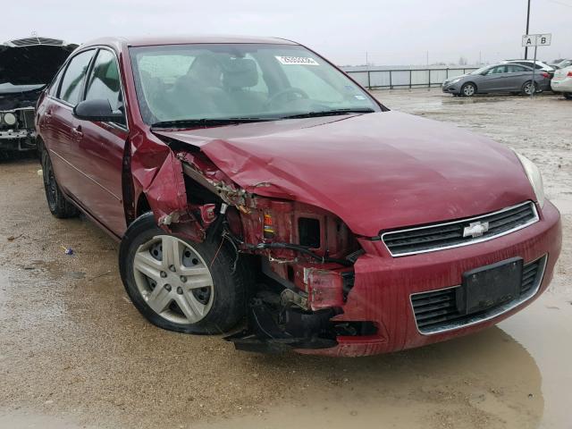 2G1WB58K769102393 - 2006 CHEVROLET IMPALA LS RED photo 9