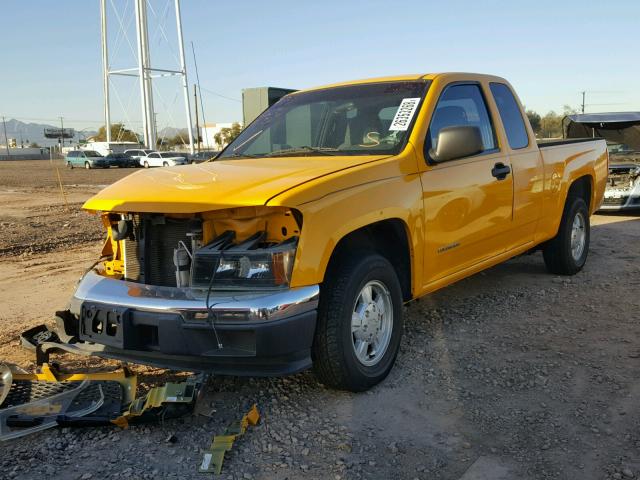 1GCCS196058198060 - 2005 CHEVROLET COLORADO YELLOW photo 2