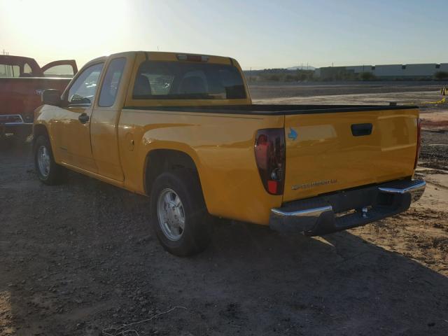 1GCCS196058198060 - 2005 CHEVROLET COLORADO YELLOW photo 3