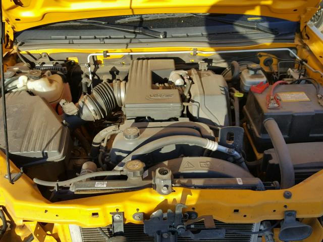 1GCCS196058198060 - 2005 CHEVROLET COLORADO YELLOW photo 7