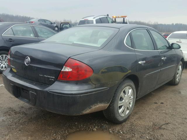 2G4WC552271122538 - 2007 BUICK LACROSSE C BLACK photo 4