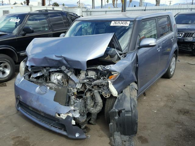 JTLZE4FE0B1137072 - 2011 TOYOTA SCION XB BLUE photo 2