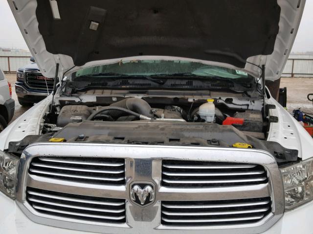 1C6RR6LT9FS562277 - 2015 RAM 1500 SLT WHITE photo 7