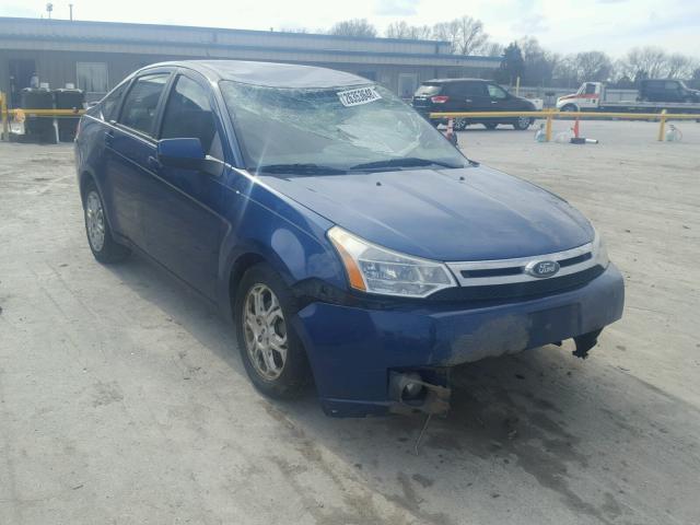 1FAHP36N69W190079 - 2009 FORD FOCUS SES BLUE photo 1