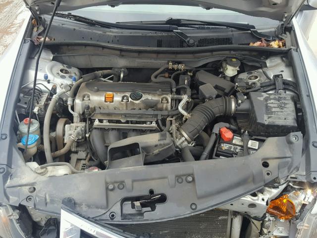 1HGCP2F47AA116128 - 2010 HONDA ACCORD LXP SILVER photo 7