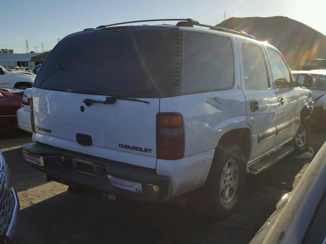 1GNEC13V72R180772 - 2002 CHEVROLET TAHOE C150 WHITE photo 4