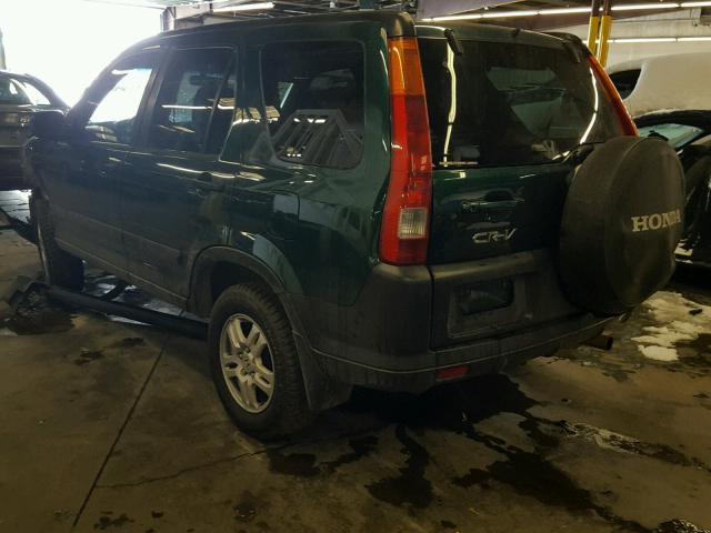 JHLRD78874C035723 - 2004 HONDA CR-V EX GREEN photo 3