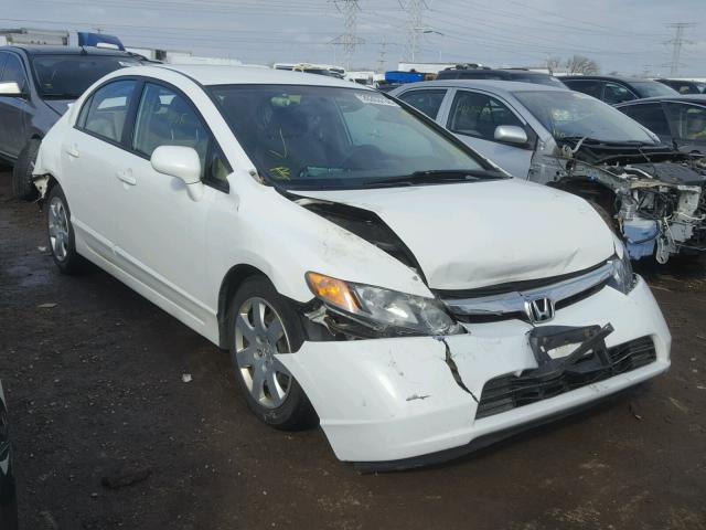 1HGFA15597L030920 - 2007 HONDA CIVIC LX WHITE photo 1