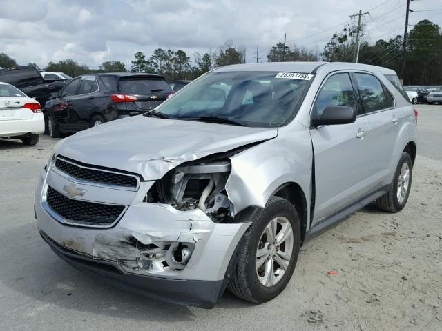 2CNALBEW6A6412304 - 2010 CHEVROLET EQUINOX LS SILVER photo 2