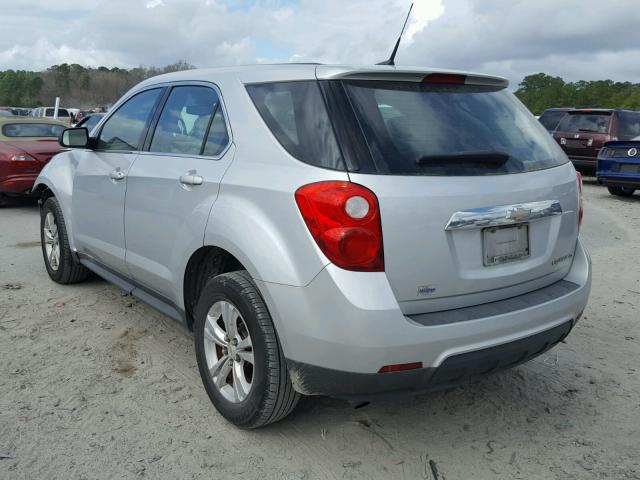 2CNALBEW6A6412304 - 2010 CHEVROLET EQUINOX LS SILVER photo 3