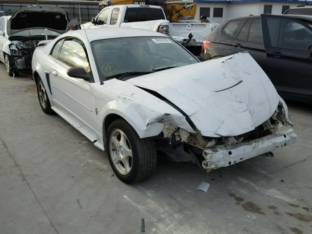 1FAFP40443F443534 - 2003 FORD MUSTANG WHITE photo 1