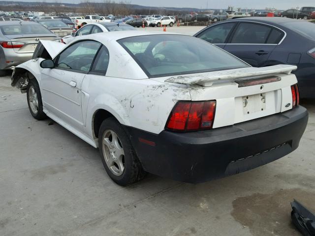 1FAFP40443F443534 - 2003 FORD MUSTANG WHITE photo 3