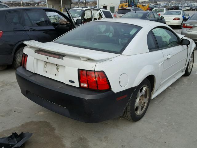 1FAFP40443F443534 - 2003 FORD MUSTANG WHITE photo 4