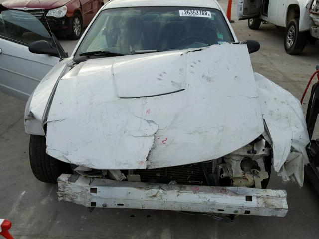 1FAFP40443F443534 - 2003 FORD MUSTANG WHITE photo 7