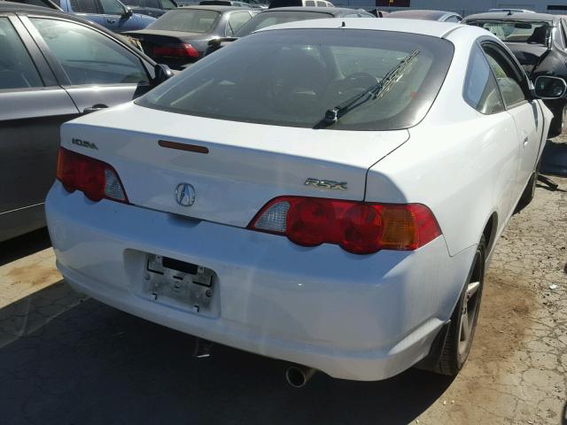 JH4DC54832C041437 - 2002 ACURA RSX WHITE photo 4