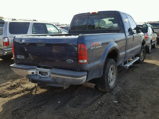 1FTSX21P05EB29197 - 2005 FORD F250 SUPER BLUE photo 4